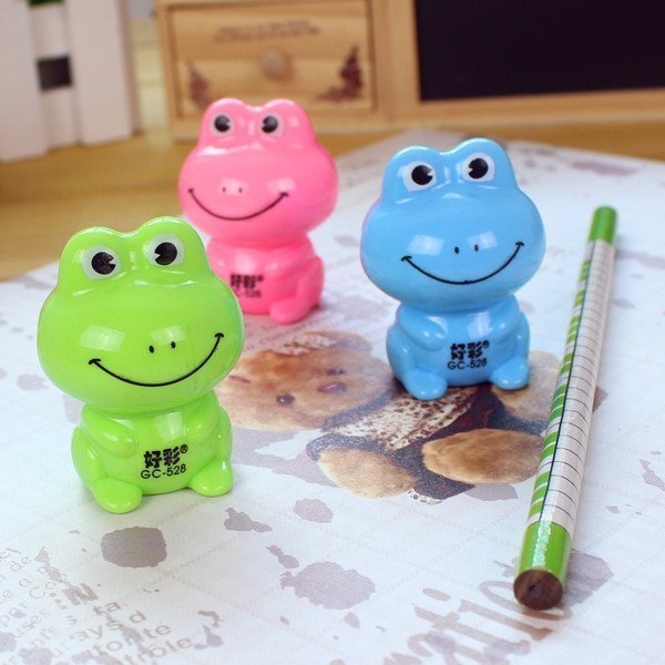 韓國創意文具可愛青蛙卷筆刀小學生鉛筆削筆器學習用品獎品小禮物