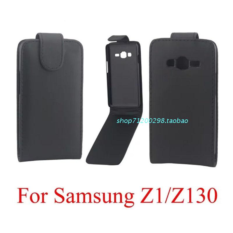 三星Samsung Z1/Z130H手機套普通紋皮套上下開翻保護套外殼批發