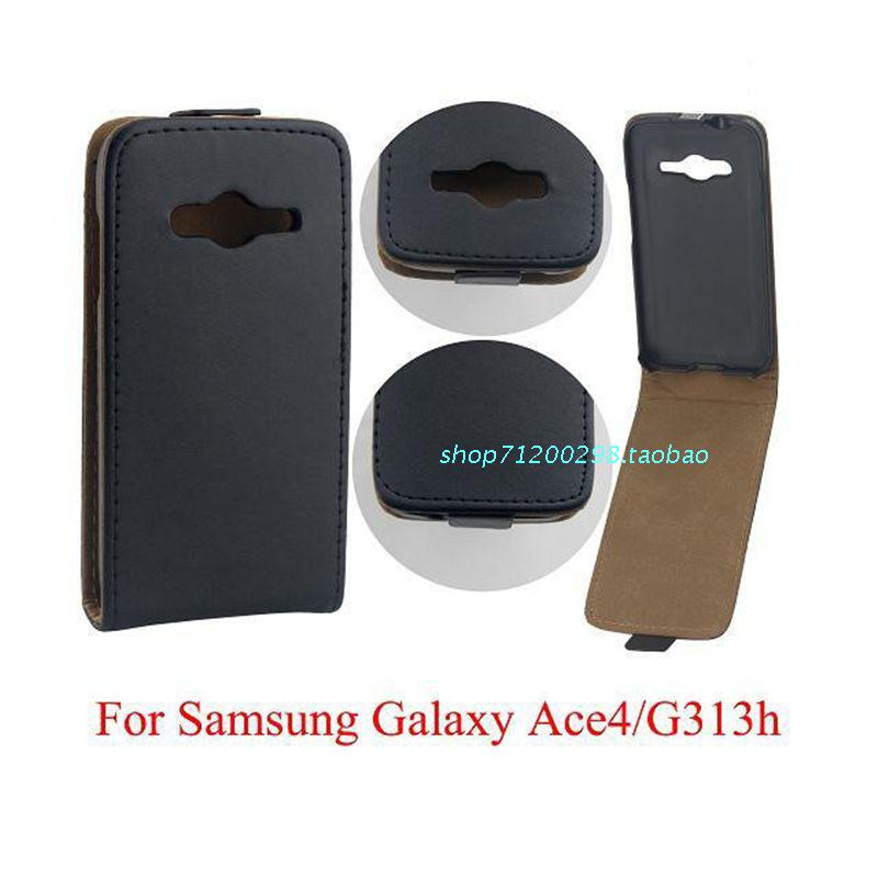 三星Galaxy Ace4/G313H真皮手機套韓版皮套上下開翻保護外殼批發