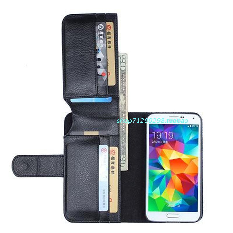 三星Galaxy S5錢包皮套G900F/I/P手機套左右開翻插卡保護外殼批發
