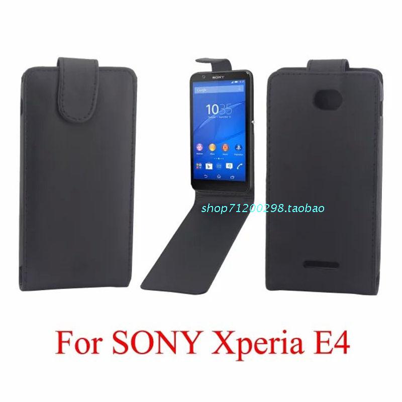 索尼Xperia E4/E2115手機套普通平紋皮套 上下開翻保護套外殼批發