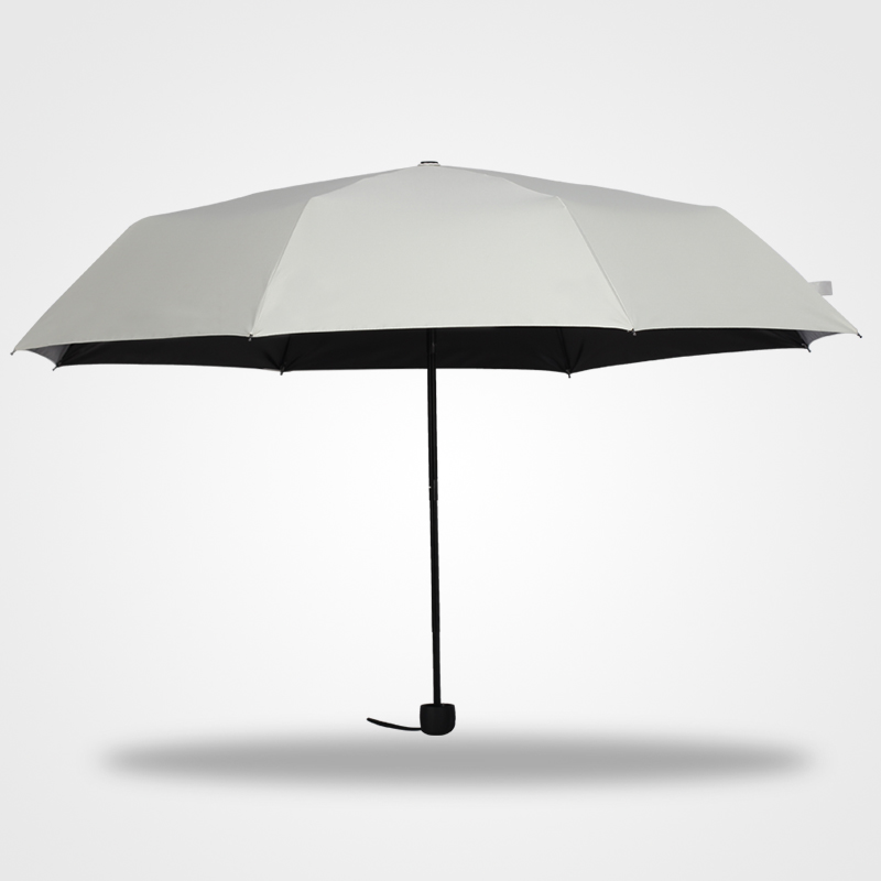 晴雨傘女韓國創意小清新可愛兩用防紫外線黑膠太陽傘純色折疊遮陽