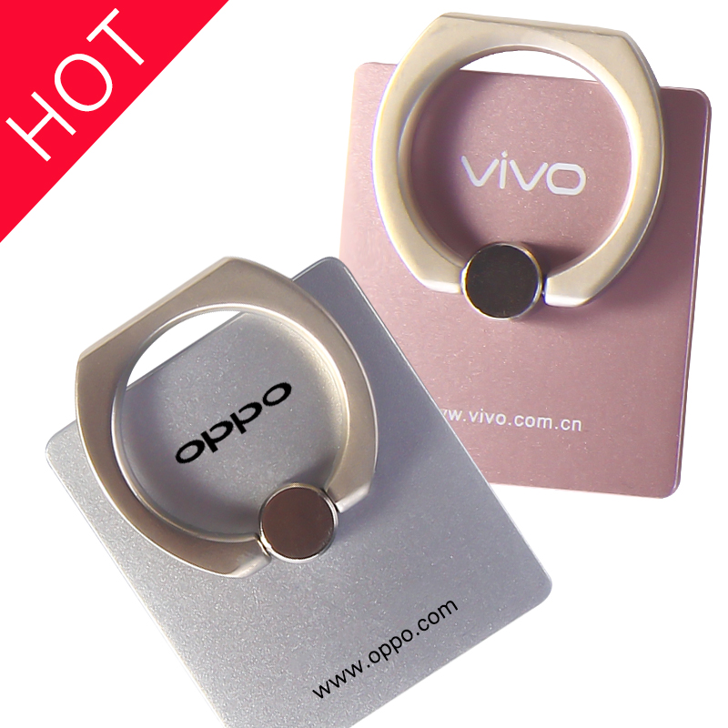 oppo手機支架粘貼式指環扣迷你簡易折疊桌面通用夾子VIVO防摔直播