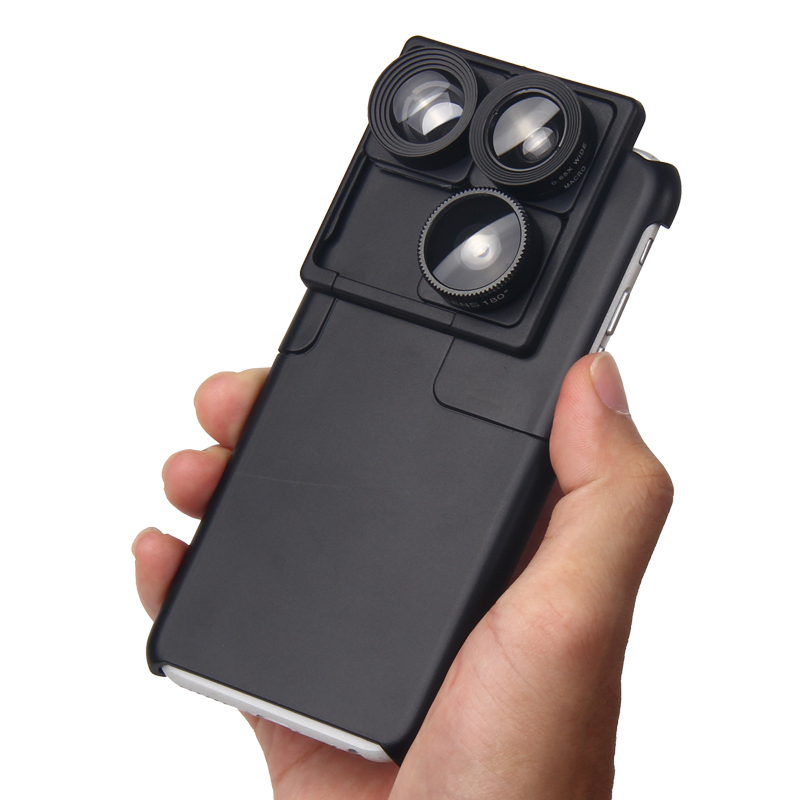 iphone6plus手機鏡頭拍照攝影蘋果6外置接高清攝像頭單反三合一遠