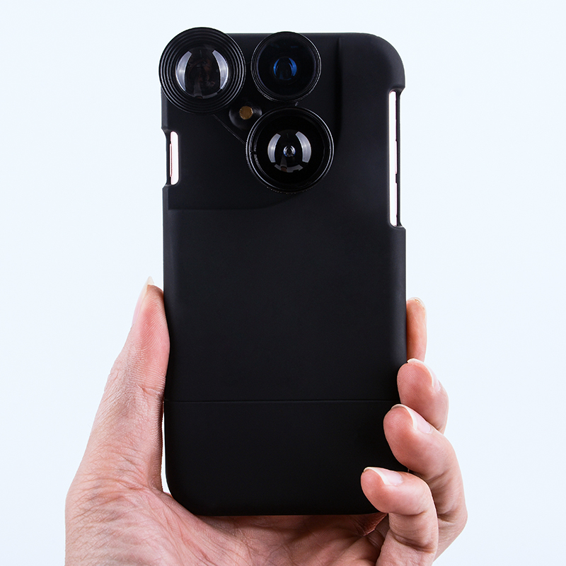 蘋果iphone7plus手機鏡頭6自拍照攝影攝像頭高清廣角微距魚眼3合1