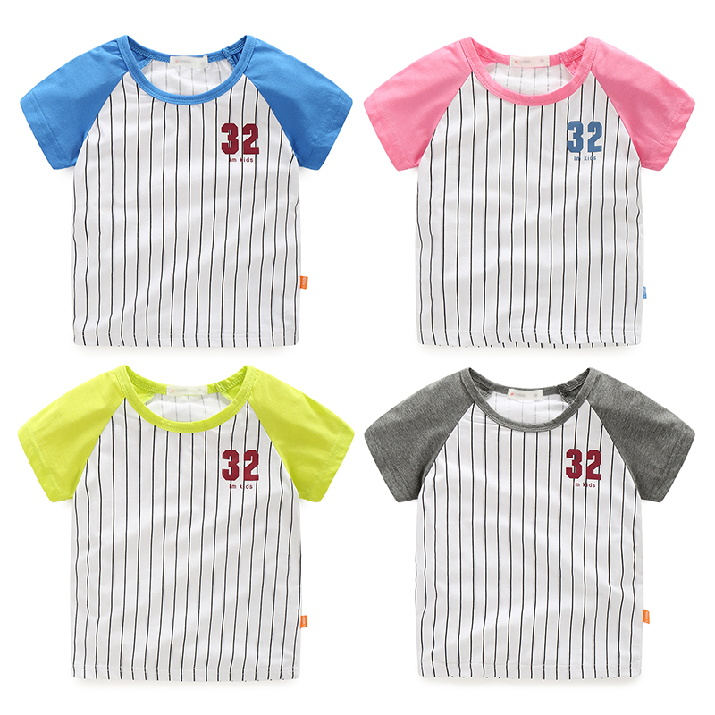 寶寶短袖T恤 夏裝韓版新款男童童裝兒童數字打底衫tx-5666